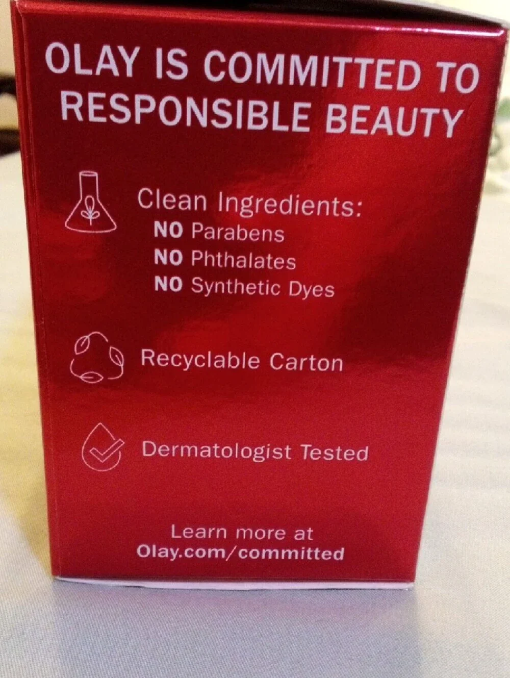 OLAY Regenerist Hydrating Moisturizer - Red and Gold Packaging
